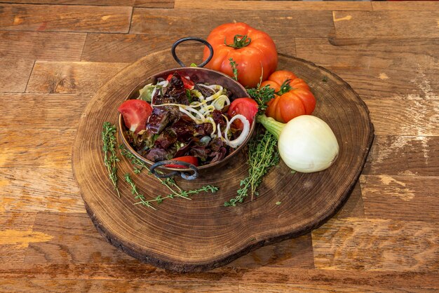 Talerz domowego dania